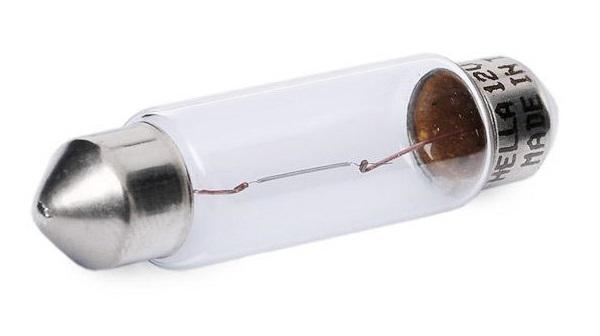 Bec semnalizator HALOGEN HELLA 12V 10W Soffite SV8.5-8